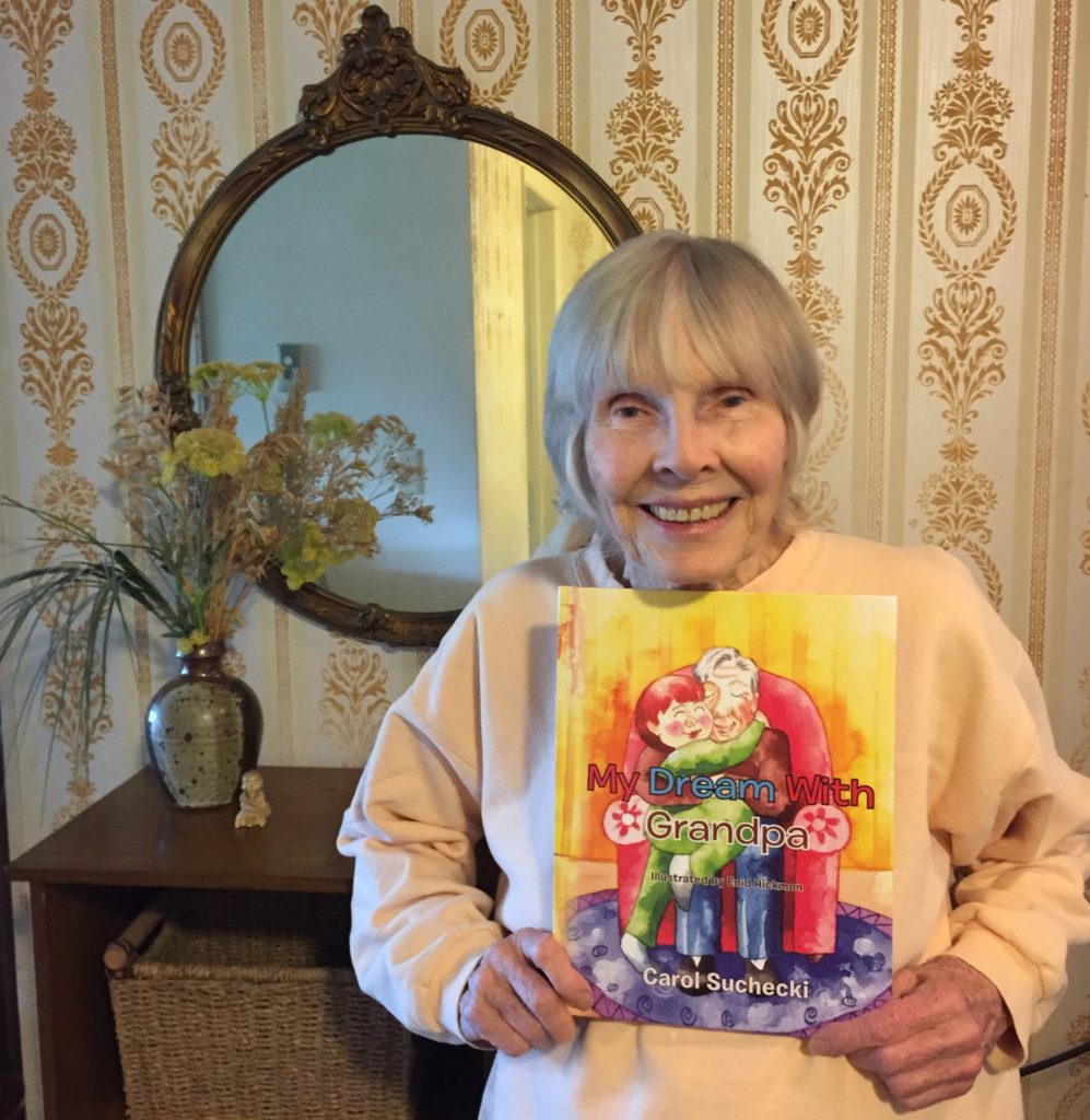 Carol Suchecki with Book